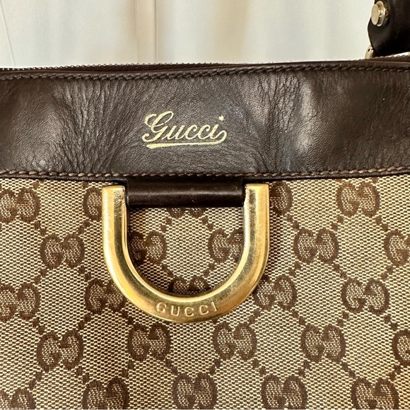 Authentic Gucci Abbey D-ring zip tote bag - Picture 6 of 17